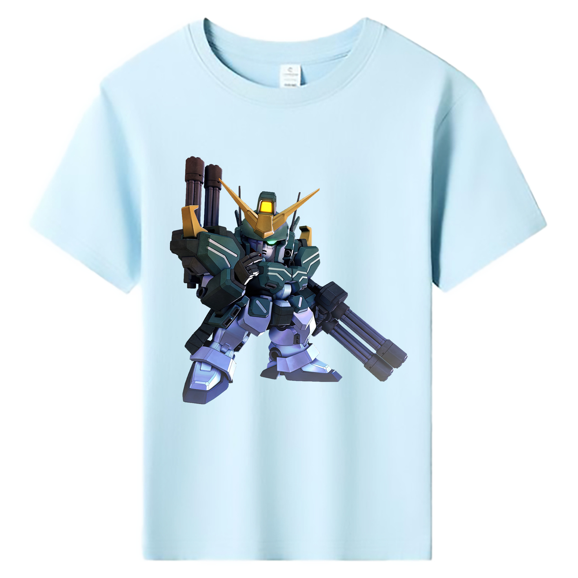 （画像用） 機動戦士ガンダム Mobile Suit Gundam 綿100％キッズTシャツ（フロントプリント）